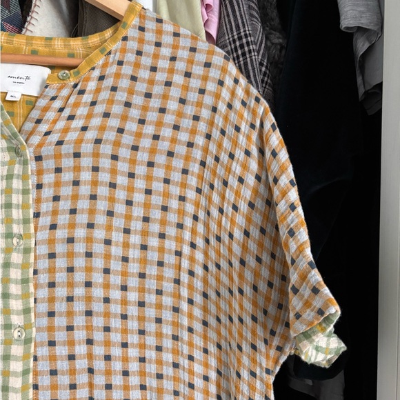 Amente's 100% cotton contrast midi dress - Picture 8 of 10